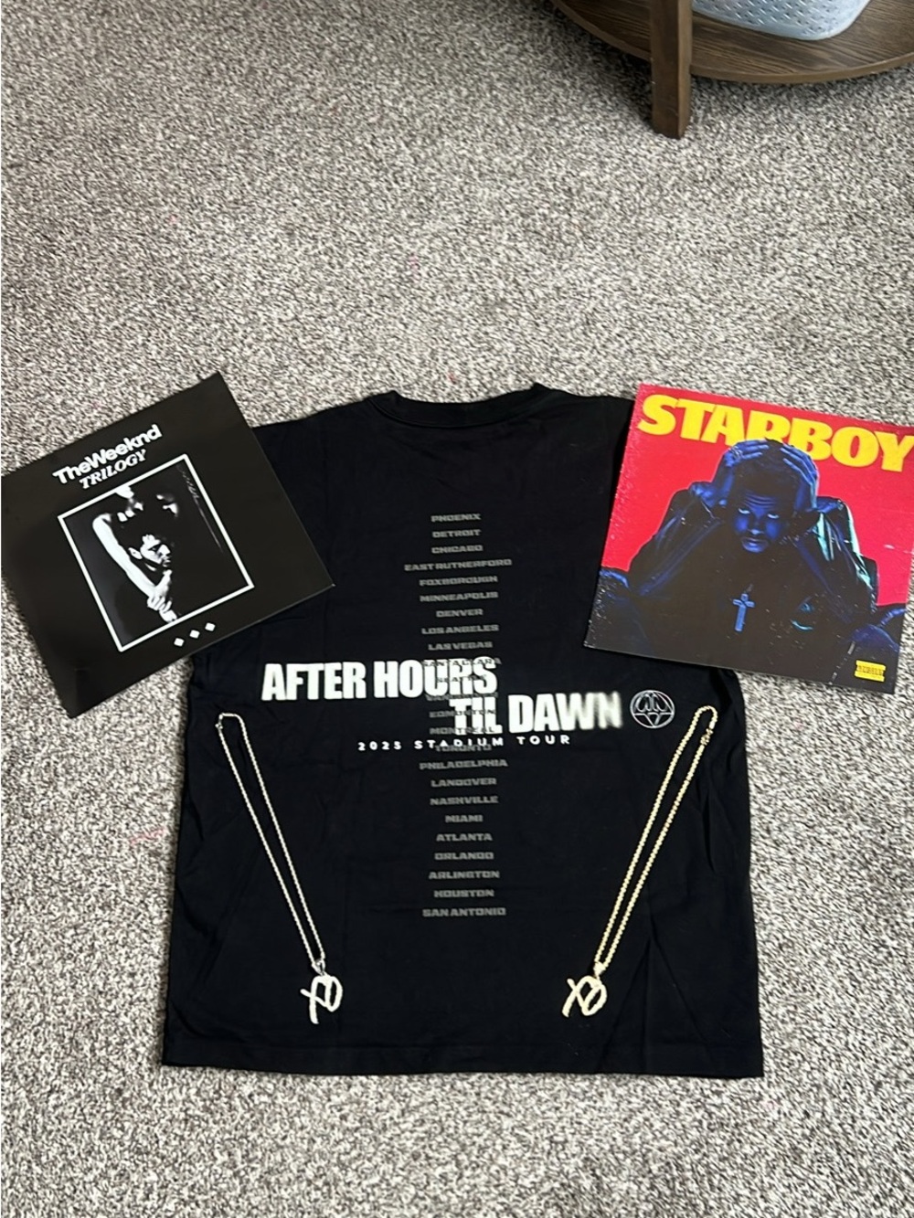 The Weeknd concert shirt bundle